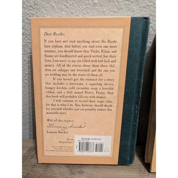 A Series of Unfortunate Events Books 1–4 Lemony Snicket HC Lot Bad Beginning - Picture 8 of 16